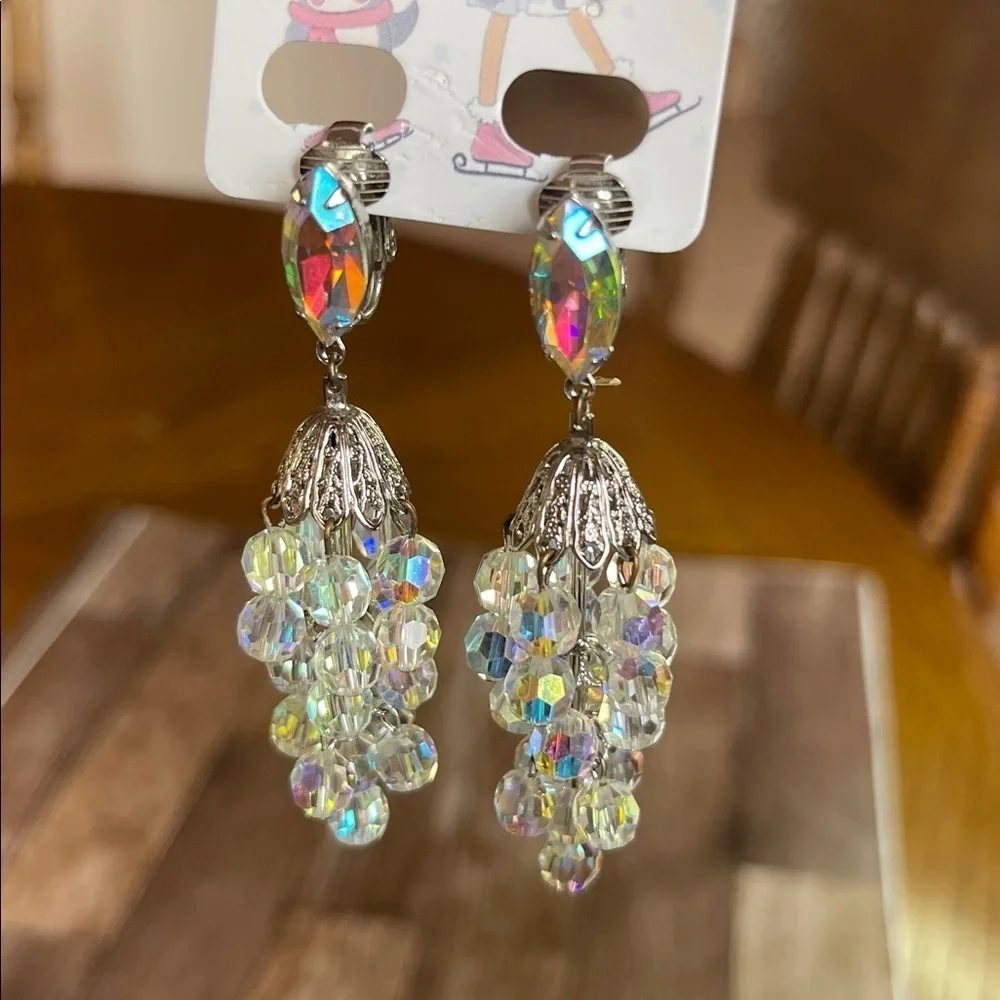 Iridescent Dangle Earrings